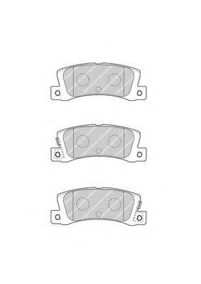 FERODO FDB4274 Комплект тормозных колодок, дисковый тормоз