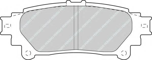 FERODO FDB4395 Комплект тормозных колодок, дисковый тормоз