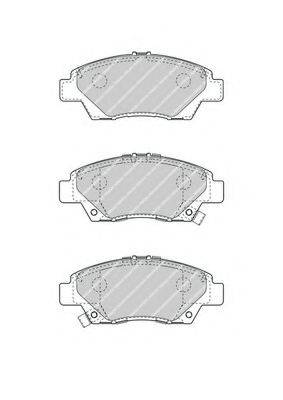 FERODO FDB4404 Комплект тормозных колодок, дисковый тормоз