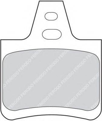 FERODO FDB615 Комплект тормозных колодок, дисковый тормоз