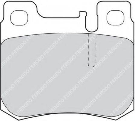 FERODO FDB693 Комплект тормозных колодок, дисковый тормоз