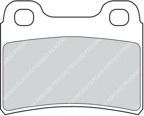 FERODO FDB772 Комплект тормозных колодок, дисковый тормоз