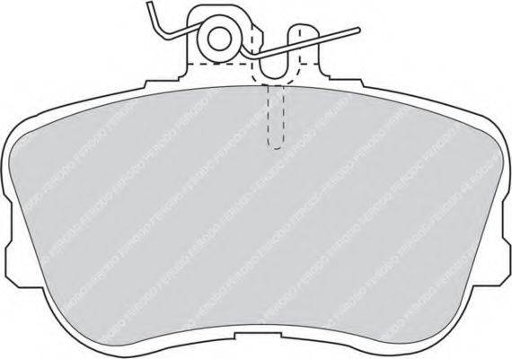 FERODO FDB854 Комплект тормозных колодок, дисковый тормоз