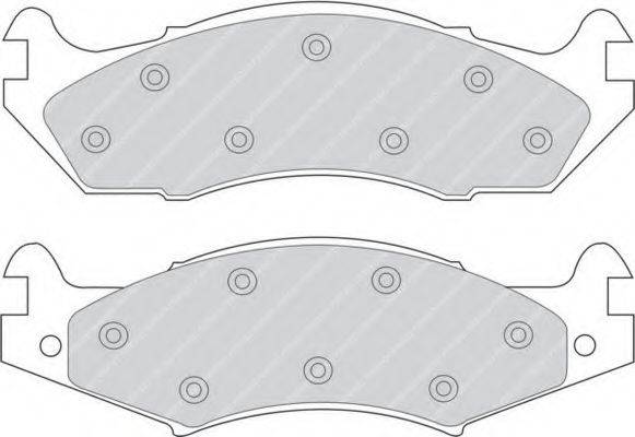 FERODO FDB920 Комплект тормозных колодок, дисковый тормоз