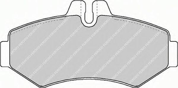 FERODO FVR1306 Комплект тормозных колодок, дисковый тормоз