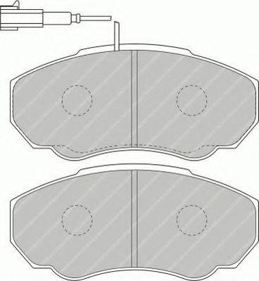 FERODO FVR1478 Комплект тормозных колодок, дисковый тормоз