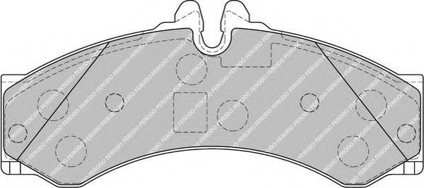 FERODO FVR1879 Комплект тормозных колодок, дисковый тормоз