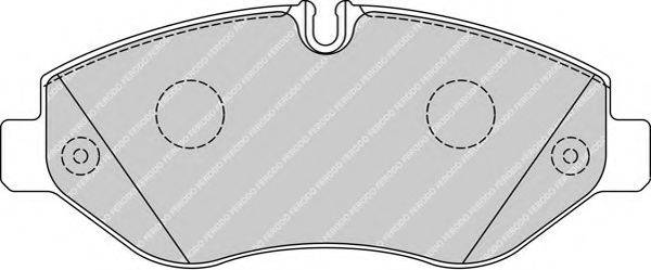 FERODO FVR4036 Комплект тормозных колодок, дисковый тормоз