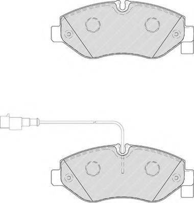 FERODO FVR4053 Комплект тормозных колодок, дисковый тормоз