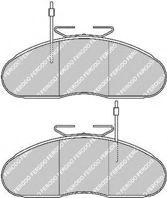 FERODO FVR792 Комплект тормозных колодок, дисковый тормоз