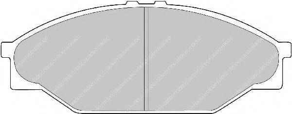 FERODO FVR949 Комплект тормозных колодок, дисковый тормоз