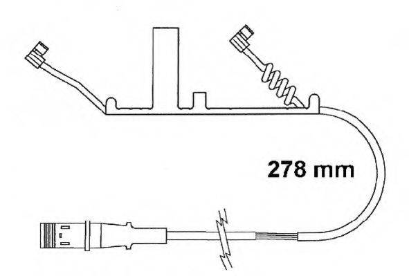 FERODO FAI161 Сигнализатор, износ тормозных колодок