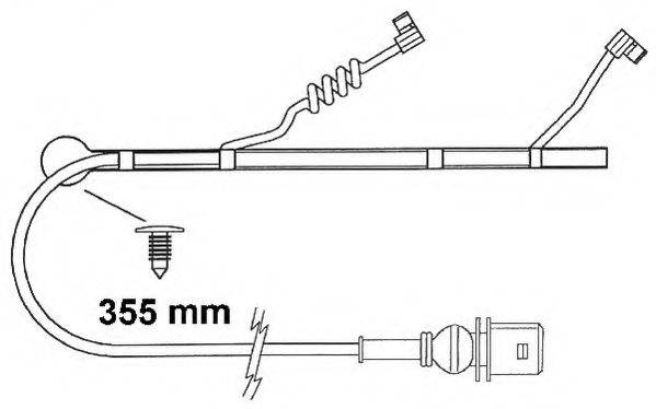 FERODO FAI163 Сигнализатор, износ тормозных колодок