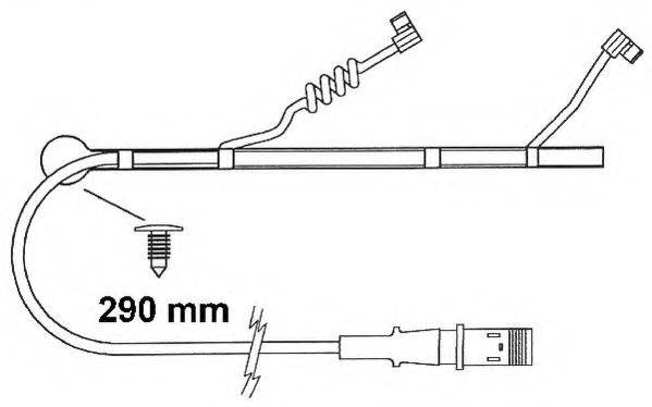 FERODO FAI164 Сигнализатор, износ тормозных колодок