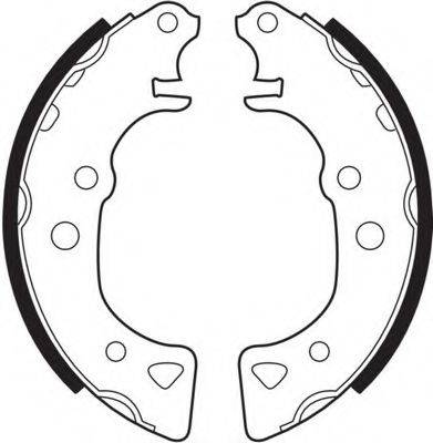 FERODO FSB232 Комплект тормозных колодок