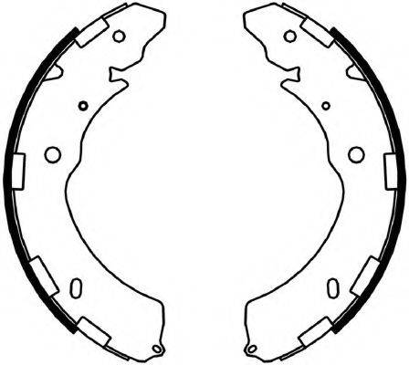 FERODO FSB4052 Комплект тормозных колодок