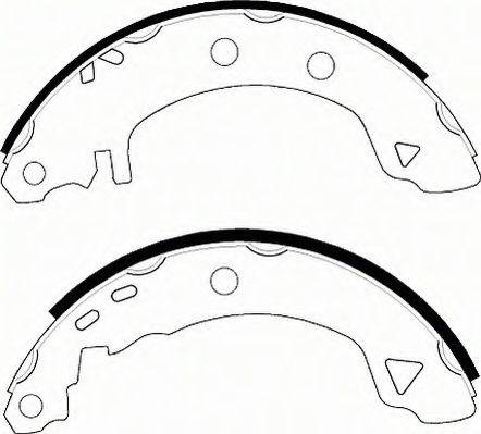 FERODO FSB553 Комплект тормозных колодок