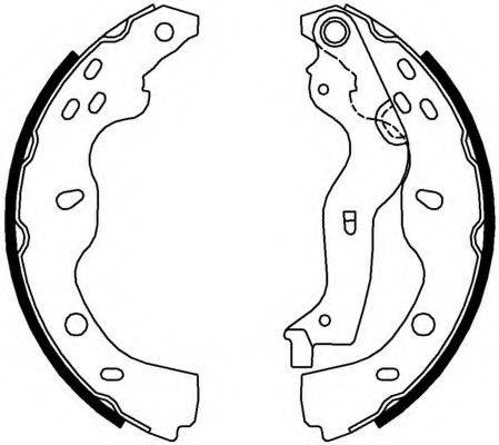 FERODO FSB691 Комплект тормозных колодок