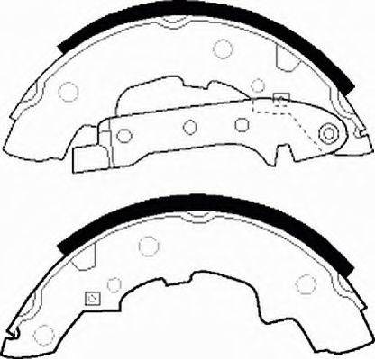 FERODO FSB73 Комплект тормозных колодок
