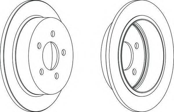 FERODO DDF1186 Тормозной диск