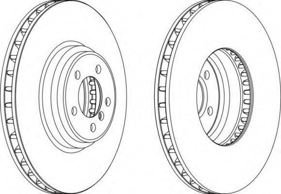 FERODO DDF1246C Тормозной диск