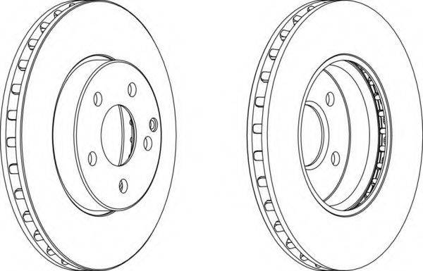 FERODO DDF1252C Тормозной диск