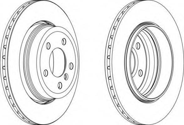 FERODO DDF1297 Тормозной диск