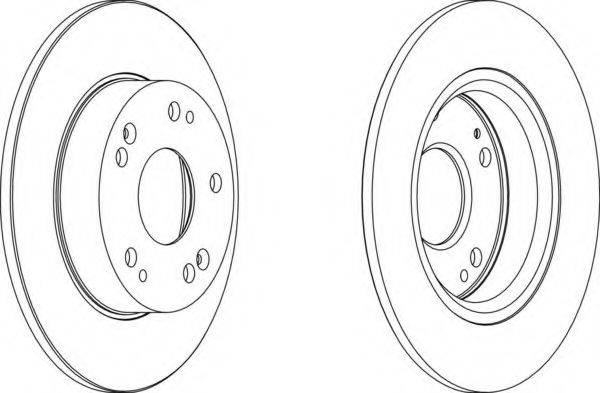 FERODO DDF1558 Тормозной диск