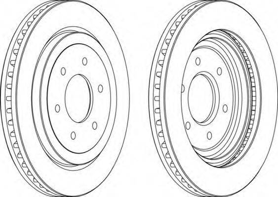 FERODO DDF1611 Тормозной диск
