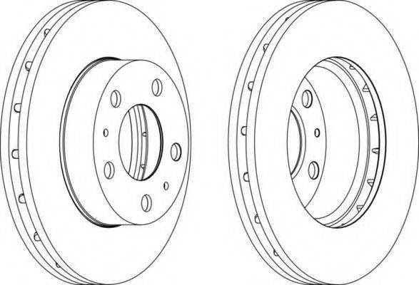 FERODO DDF1718 Тормозной диск