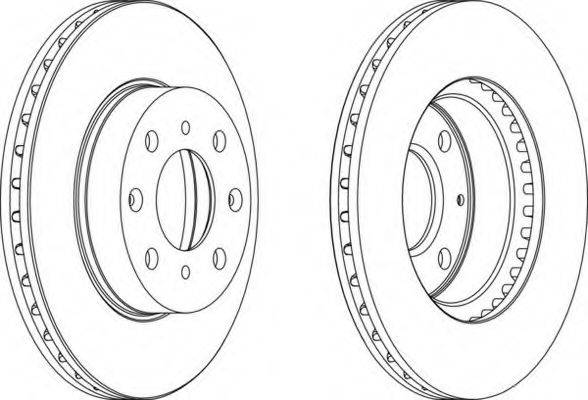 FERODO DDF447 Тормозной диск