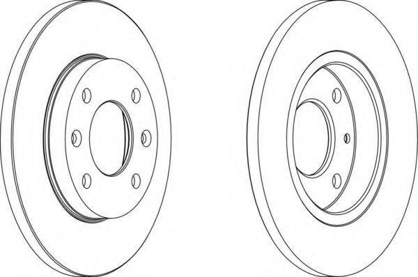 FERODO DDF995 Тормозной диск