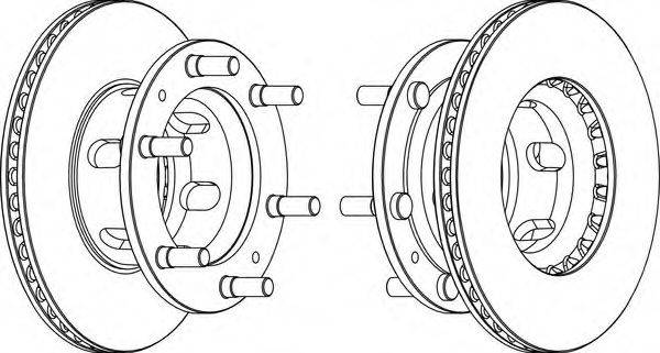 FERODO FCR108A Тормозной диск