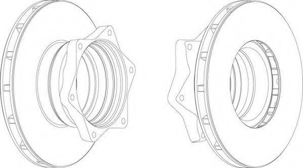 FERODO FCR164A Тормозной диск