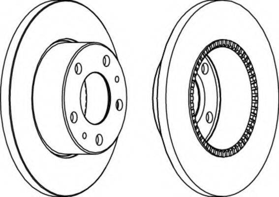 FERODO FCR196A Тормозной диск