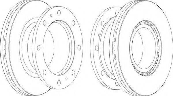 FERODO FCR241A Тормозной диск