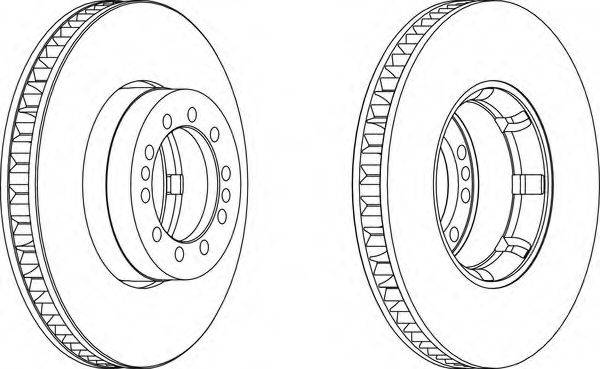 FERODO FCR242A Тормозной диск