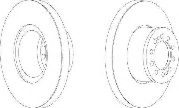 FERODO FCR303A Тормозной диск