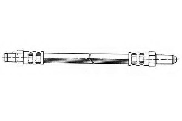 FERODO FHY2021 Тормозной шланг