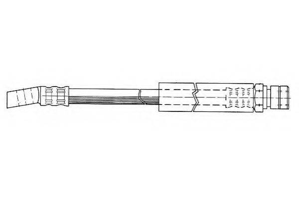 FERODO FHY2025 Тормозной шланг
