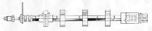 FERODO FHY2197 Тормозной шланг