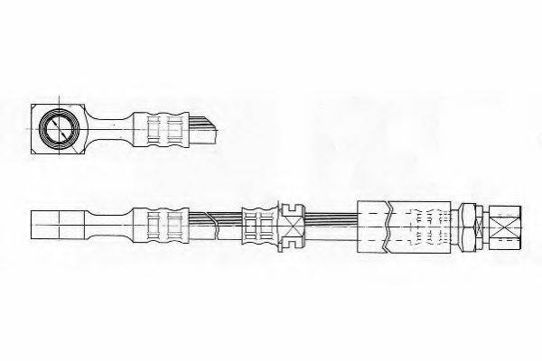 FERODO FHY2237 Тормозной шланг