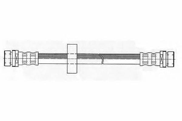 FERODO FHY2418 Тормозной шланг