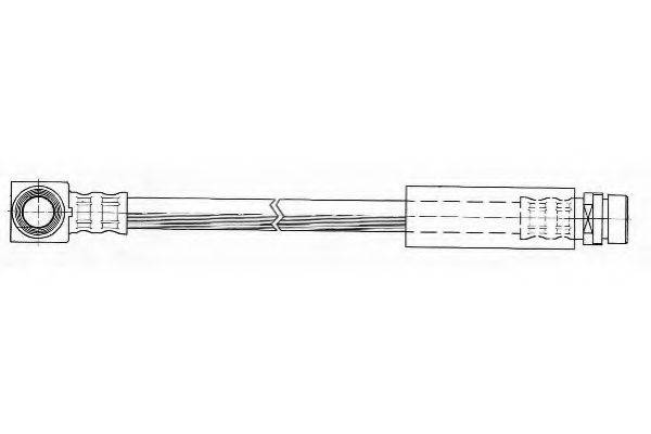 FERODO FHY2419 Тормозной шланг