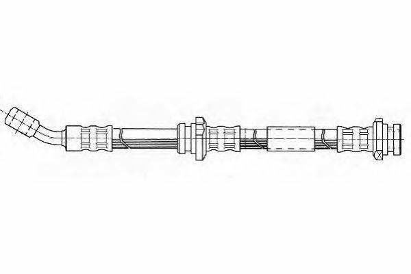 FERODO FHY2427 Тормозной шланг