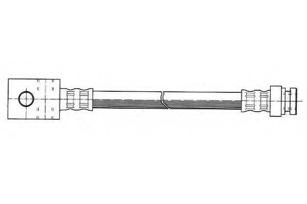 FERODO FHY2437 Тормозной шланг