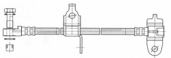 FERODO FHY2567 Тормозной шланг