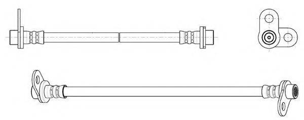 FERODO FHY2749 Тормозной шланг