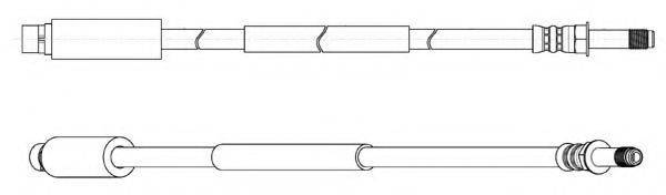 FERODO FHY2756 Тормозной шланг