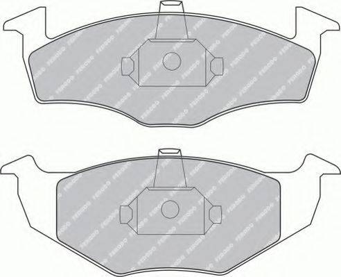 FERODO FSL1101 Комплект тормозных колодок, дисковый тормоз